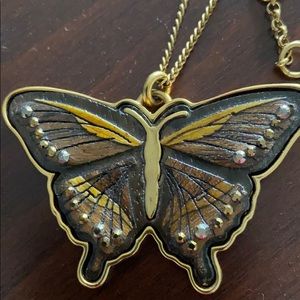 Juicy couture butterfly necklace